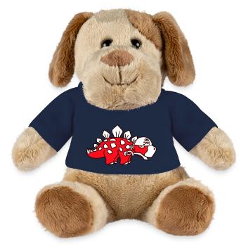 Stegosaurus Dinosaurier Säbel Pirat Kapitän Dino - MiniFeet® Hund Helge - French Navy - Vorne