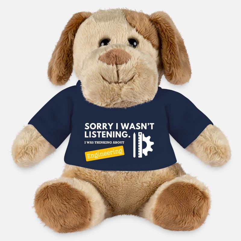Sorry I wasn't listening - Engineering - MiniFeet® Dog Helge - french navy
