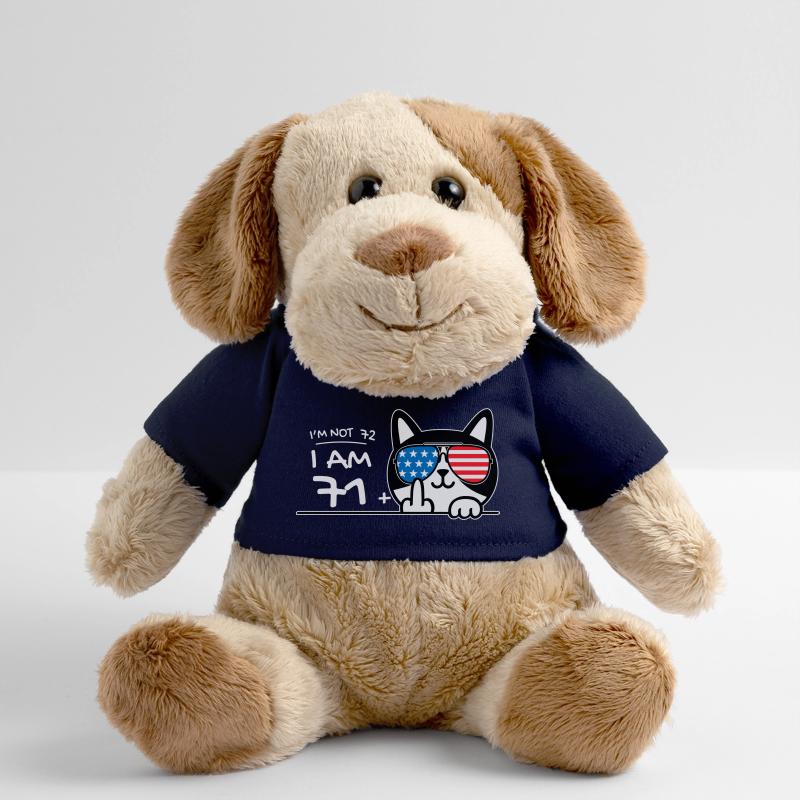 Ich bin nicht 72, ich bin 71 plus 1 Mittelfinger Katzenflipp MiniFeet® Hund Helge