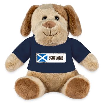 Schottische Flagge - MiniFeet® Hund Helge - French Navy - Vorne