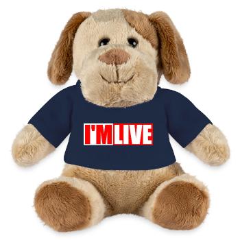 Live Streamer Stream Livestream irl Streams - MiniFeet® Dog Helge - french navy - Front