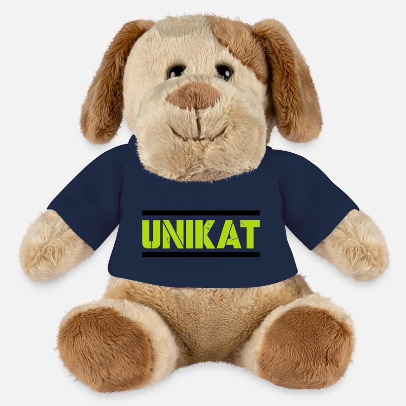 Unique - Chien en peluche Helge MiniFeet® - bleu marine
