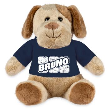 Bruno als Bruno - MiniFeet® Hund Helge - French Navy - Vorne
