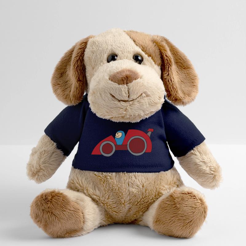 Voiture de course Chien en peluche Helge MiniFeet®