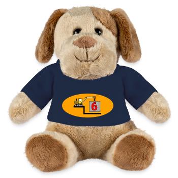 Birthday - MiniFeet® Dog Helge - french navy - Front
