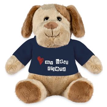 Love my best friend - MiniFeet® Dog Helge - french navy - Front