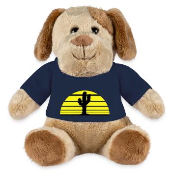 Kaktus Pflanze Stacheln Wüste Kakteen Silhouette - MiniFeet® Hund Helge - French Navy - Vorne