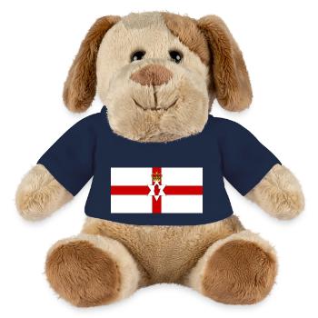 Irlande du Nord - Chien en peluche Helge MiniFeet® - bleu marine - Devant
