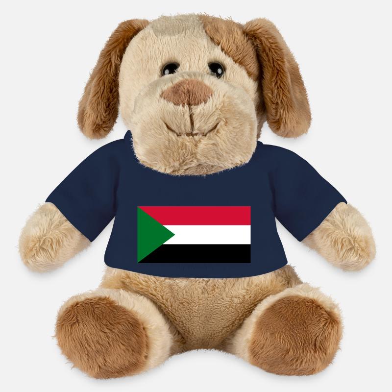 Soudan - Chien en peluche Helge MiniFeet® - bleu marine