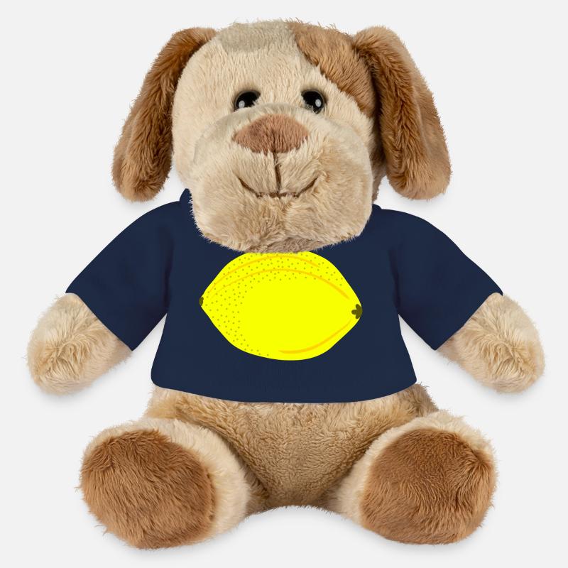 Bang Yellow Lemon, Fruit, Gift Idea - MiniFeet® Dog Helge - french navy