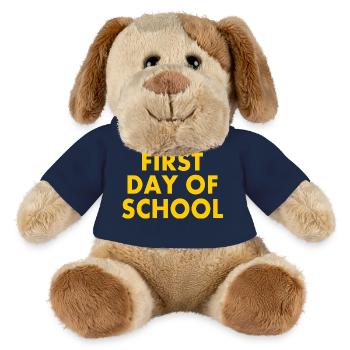 First day of school - MiniFeet® Dog Helge - french navy - Front