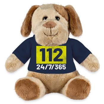 112 24 7 Feuerwehr - MiniFeet® Hund Helge - French Navy - Vorne