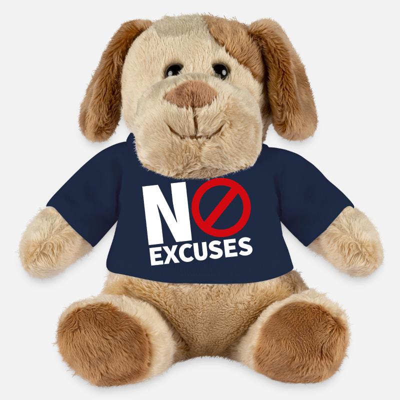 NO EXCUSES white - MiniFeet® Dog Helge - french navy