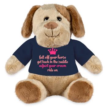Accident d’équitation - Chien en peluche Helge MiniFeet® - bleu marine - Devant