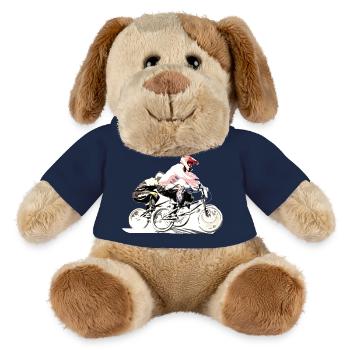 bmx race - Chien en peluche Helge MiniFeet® - bleu marine - Devant