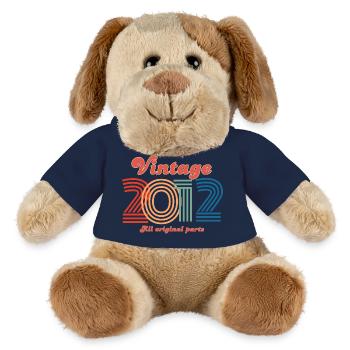 Vintage 2012 all original parts - Chien en peluche Helge MiniFeet® - bleu marine - Devant