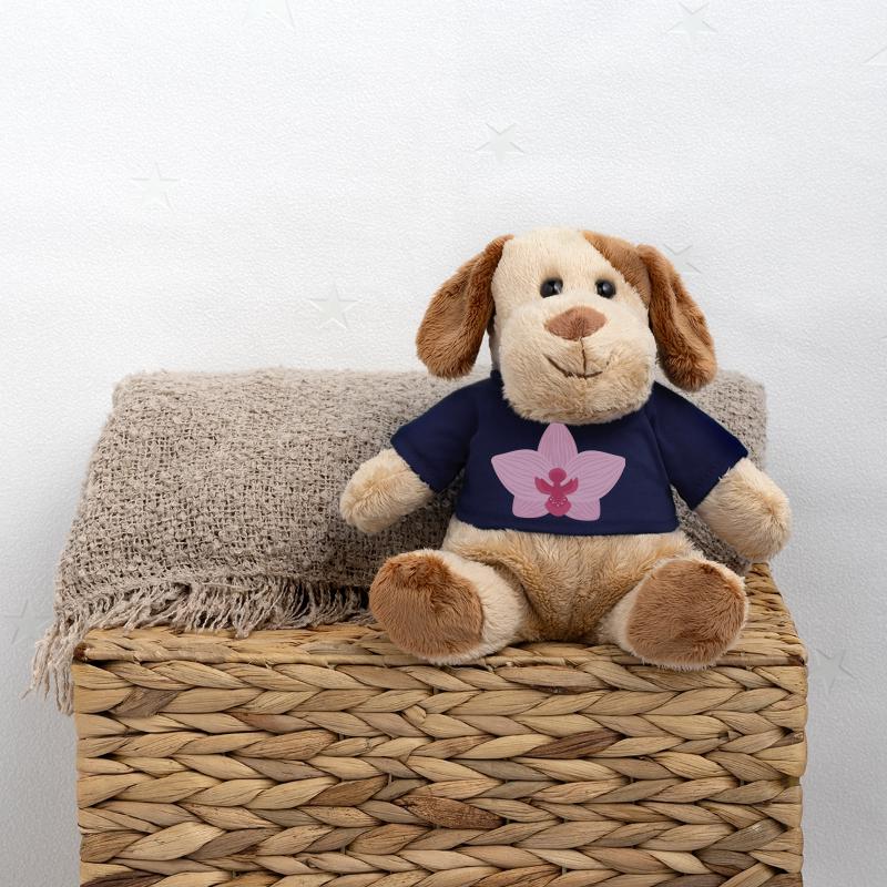 Orchidée lilas Chien en peluche Helge MiniFeet®