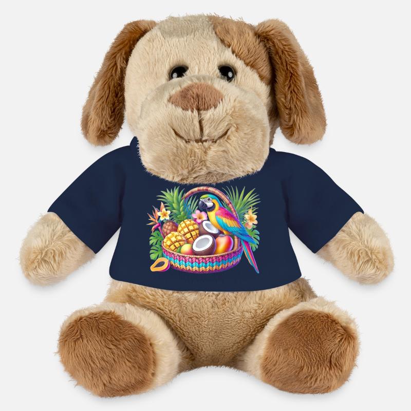 Obstkorb mit Papagei - MiniFeet® Hund Helge - French Navy