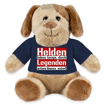 Heroes live long legends - MiniFeet® Dog Helge - french navy - Front