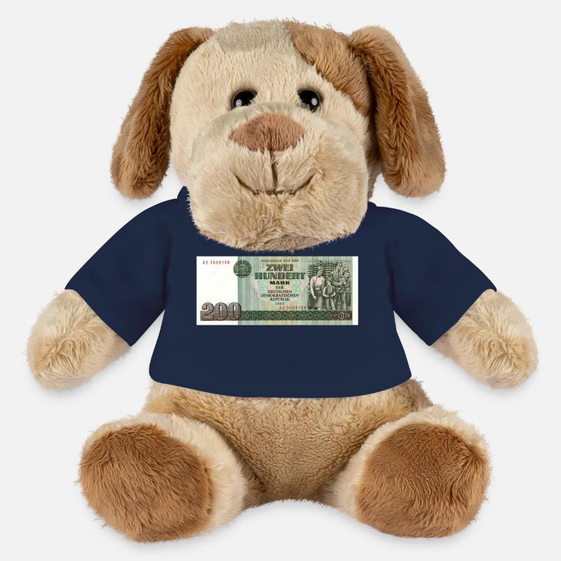 200 marks der ddr - Chien en peluche Helge MiniFeet® - bleu marine