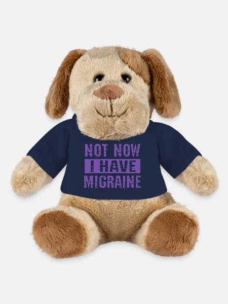Not now I have migraine - MiniFeet® Dog Helge - french navy