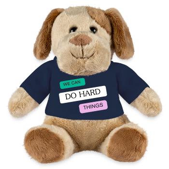 Wir können schwierige Dinge tun - MiniFeet® Hund Helge - French Navy - Vorne