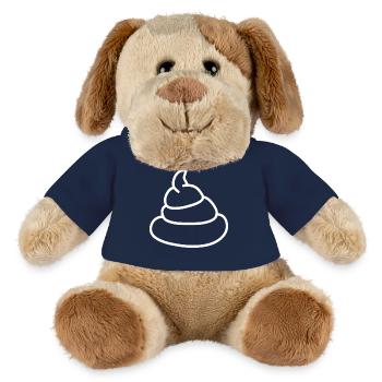 scheisse scheisshaufen kacke mist poo - MiniFeet® Hund Helge - French Navy - Vorne