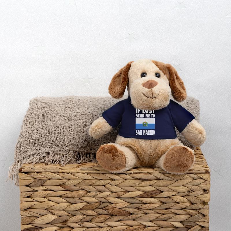 Drapeau de Saint-Marin Chien en peluche Helge MiniFeet®