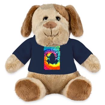 Frog Hippie Tie Dye - MiniFeet® Dog Helge - french navy - Front