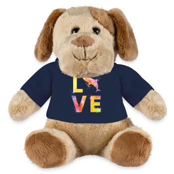 Shark love - MiniFeet® Dog Helge - french navy - Front