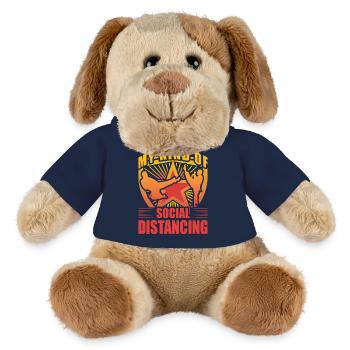 Meine Art von Social Distancing - MiniFeet® Hund Helge - French Navy - Vorne