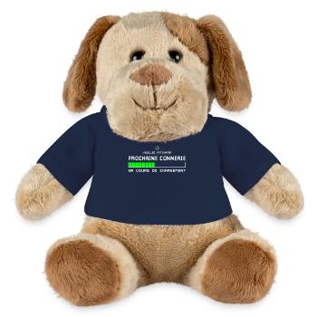Prochaine connerie en cours de chargement - Chien en peluche Helge MiniFeet® - bleu marine - Devant