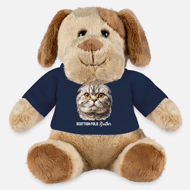 Scottish Fold Kätzchen Scottish Fold Katze - MiniFeet® Hund Helge - French Navy