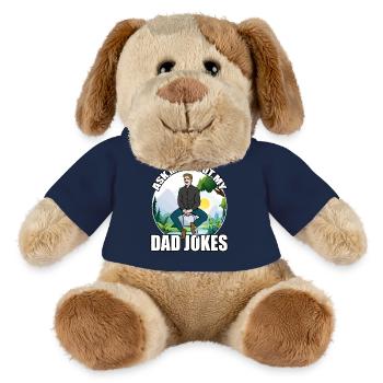 Ask me about my Dad Jokes - MiniFeet® Dog Helge - french navy - Front