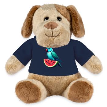 Indischer Ringhals Papagei Wassermelone - MiniFeet® Hund Helge - French Navy - Vorne