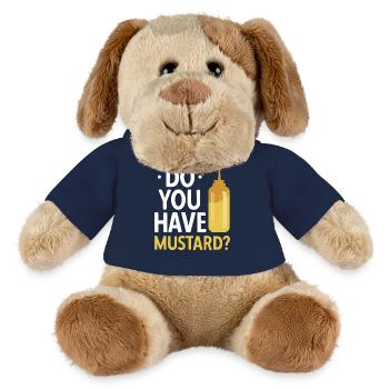 Senf Mustard - MiniFeet® Dog Helge - french navy - Front