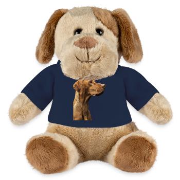 Vizsla - Chien en peluche Helge MiniFeet® - bleu marine - Devant