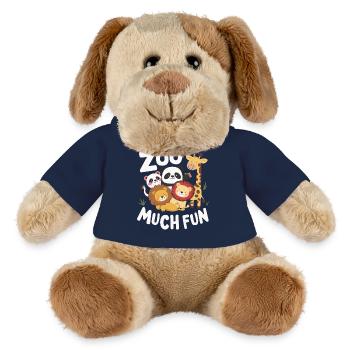 Animaux du zoo Gardien de zoo - Chien en peluche Helge MiniFeet® - bleu marine - Devant