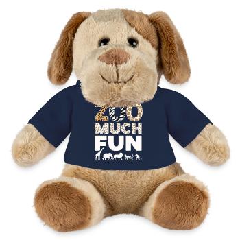 Animaux du zoo Gardien de zoo - Chien en peluche Helge MiniFeet® - bleu marine - Devant