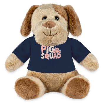 Cochon Groupe Design Cochon Vacances Ferme - Chien en peluche Helge MiniFeet® - bleu marine - Devant