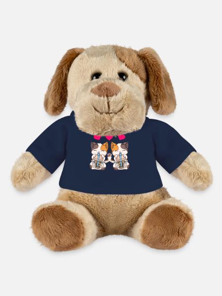 Bubble Tea Boba BubbleTea Kawaii Japan Tea Kpop - MiniFeet® Dog Helge - french navy