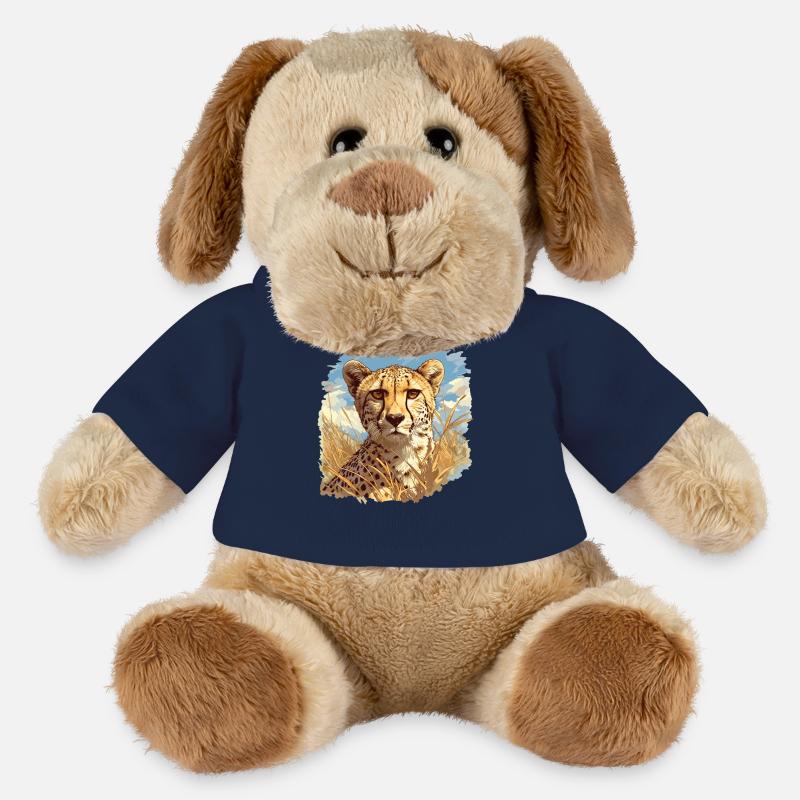 Cheetah Geparde Gepard - MiniFeet® Hund Helge - French Navy