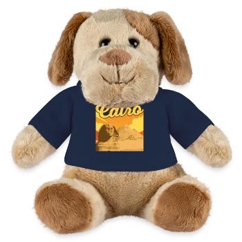 Hiéroglyphes Le Caire Mythologie égyptienne - Chien en peluche Helge MiniFeet® - bleu marine - Devant