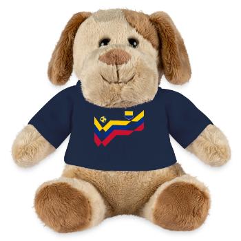 Colombie Colombie Medellín Vacances Bogota Cali - Chien en peluche Helge MiniFeet® - bleu marine - Devant