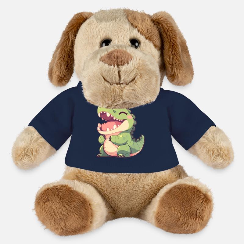 Crocodiles Crocodile - Chien en peluche Helge MiniFeet® - bleu marine