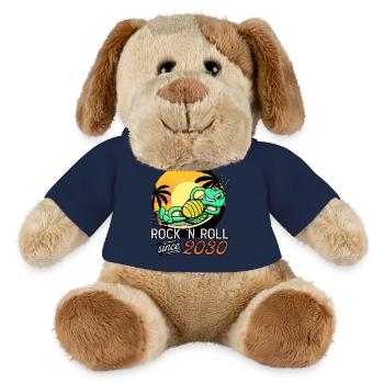 Turtle Rock N Roll Since 2030 Birthday - MiniFeet® Dog Helge - french navy - Front