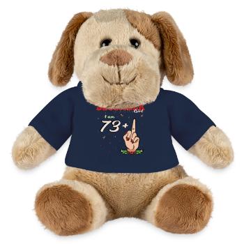 Dezember Mädchen 73 + Flip Off | Heftiger 74. Platz - MiniFeet® Hund Helge - French Navy - Vorne