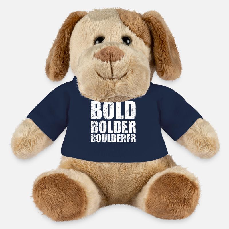 Bouldern Bold Bolder Boulderer - MiniFeet® Hund Helge - French Navy