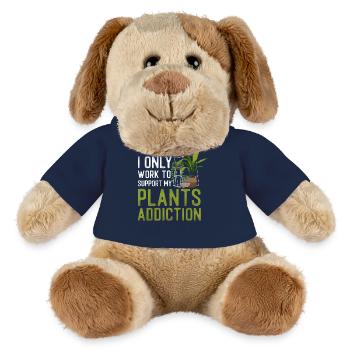 Plant Lover Gardening I Only Work - MiniFeet® Hund Helge - French Navy - Vorne