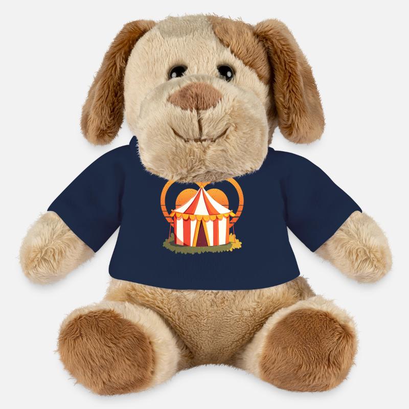 Cirque - Chien en peluche Helge MiniFeet® - bleu marine